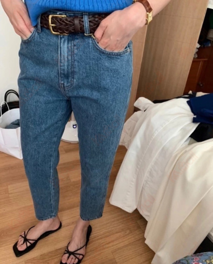 summer cotton stretch waist jeans